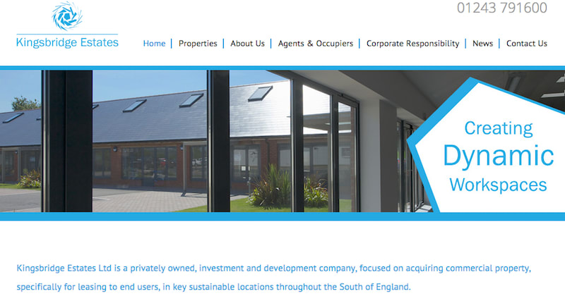 Redesign for Sussex investment and development company